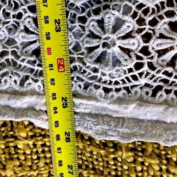 Silk/Cotton Embroidered  Blouse Size M - Picture 6 of 9